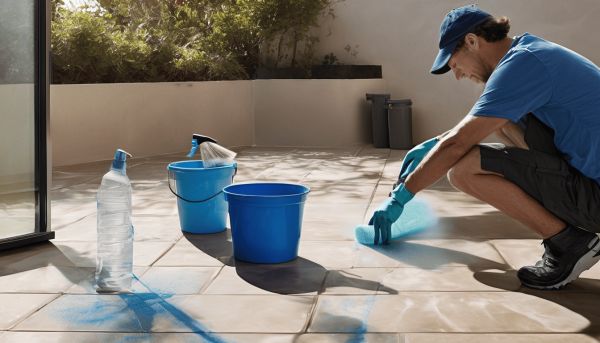 Réussir le nettoyage de sa terrasse avec eau de Javel