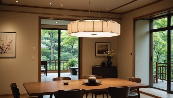 Lustre led style japonais : une touche zen à votre intérieur